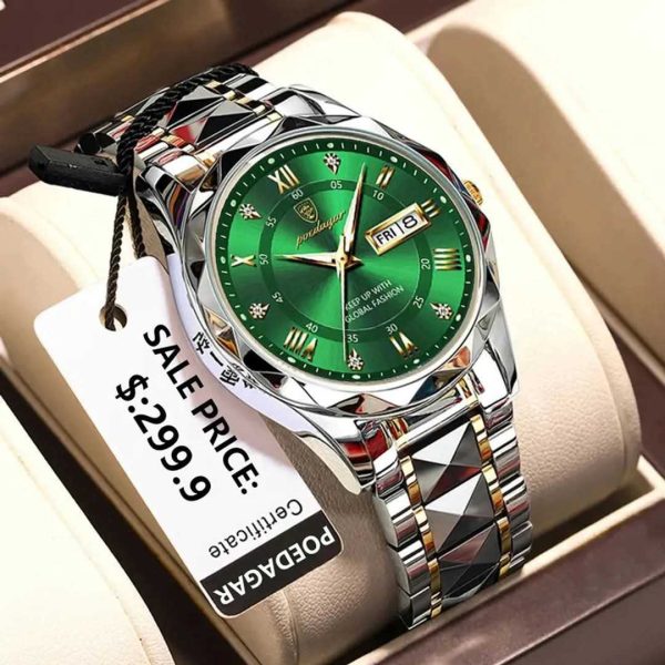 ⌚POEDAGAR 615 Diamond Cut Watch For Men⌚