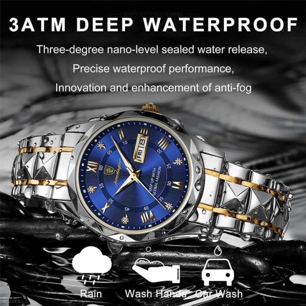⌚POEDAGAR 615 Diamond Cut Watch For Men⌚